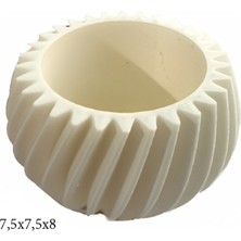 Butedo Beton Grubu Silikon Şeker Hamuru Dekor,sabun, Saksı ve Mum Kalıbı