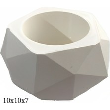 Butedo Beton Grubu Silikon Şeker Hamuru Dekor,sabun, Saksı ve Mum Kalıbı