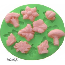 Butedo Çiçek Modelleri Silikon Şeker Hamuru Sabun ve Mum Kalıbı