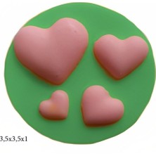 Butedo Dekoratif Kenar Şeklinde Silikon Şeker Hamuru Sabun ve Mum Kalıbı