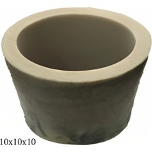 Butedo Beton Grubu Silikon Şeker Hamuru Dekor,sabun, Saksı ve Mum Kalıbı