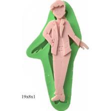 Butedo Dekoratif Kenar Şeklinde Silikon Şeker Hamuru Sabun ve Mum Kalıbı