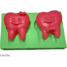 Butedo Dekoratif Kenar Şeklinde Silikon Şeker Hamuru Sabun ve Mum Kalıbı