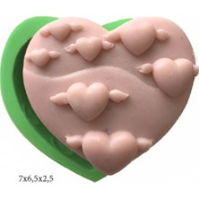 Butedo Dekoratif Kenar Şeklinde Silikon Şeker Hamuru Sabun ve Mum Kalıbı