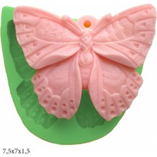 Butedo Dekoratif Kenar Şeklinde Silikon Şeker Hamuru Sabun ve Mum Kalıbı