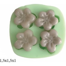 Butedo Dekoratif Kenar Şeklinde Silikon Şeker Hamuru Sabun ve Mum Kalıbı