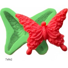 Butedo Dekoratif Kenar Şeklinde Silikon Şeker Hamuru Sabun ve Mum Kalıbı