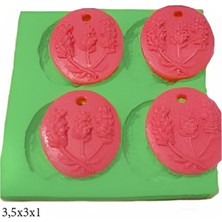 Butedo Çiçek Modelleri Silikon Şeker Hamuru Sabun ve Mum Kalıbı