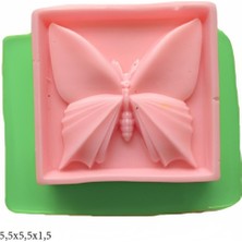 Butedo Dekoratif Kenar Şeklinde Silikon Şeker Hamuru Sabun ve Mum Kalıbı