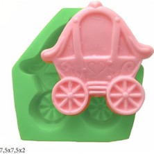 Butedo Dekoratif Kenar Şeklinde Silikon Şeker Hamuru Sabun ve Mum Kalıbı