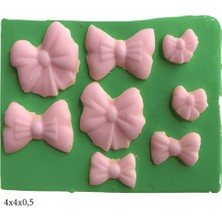 Butedo Dekoratif Kenar Şeklinde Silikon Şeker Hamuru Sabun ve Mum Kalıbı