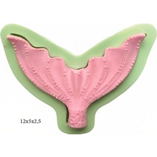 Butedo Dekoratif Kenar Şeklinde Silikon Şeker Hamuru Sabun ve Mum Kalıbı