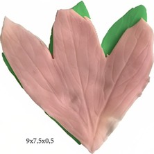 Butedo Dekoratif Kenar Şeklinde Silikon Şeker Hamuru Sabun ve Mum Kalıbı