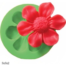 Butedo Dekoratif Kenar Şeklinde Silikon Şeker Hamuru Sabun ve Mum Kalıbı