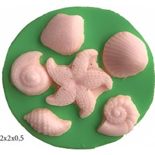 Butedo Dekoratif Kenar Şeklinde Silikon Şeker Hamuru Sabun ve Mum Kalıbı