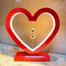 Sevgililer Günü Hediyesi Dekoratif Manyetik Kalp Lambası Gece Lambası Abajur Ambiyans Aydınlatma