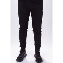 Lumberjack CT107 Basıc Jogger Siyah Pamuklu Günlük Erkek Alt Eşofman
