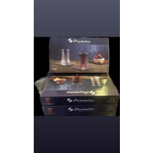 Paşabahçe Elysia 6'lı Şeffaf Çay Seti Şık Sunum İçin Özel Tasarım Malzeme ile