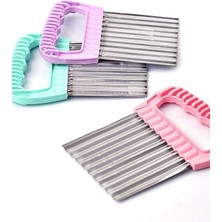 Tırtıklı Patates Cips Dilimleyici - Pratik Şekilli Sebze Meyve Doğrayıcı