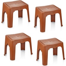 4 Adet Ergonomik Dizayn Kuran Okuma Rahlesi Sağlam Monoblok Tek Parça Cami Desen Plastik Yer Rahlesi