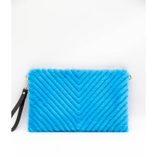 Silver Polo Silver  Polo Kadın Portföy  Clutch Mavi NV1034