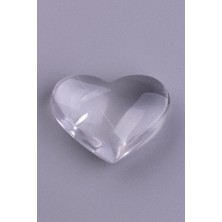 Kristal Kuvars Doğal Taş Kalp