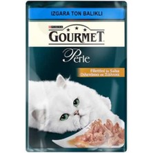 Purina Gourmet Perle Izgara Ton Balıklı Yaş Kedi Maması 85 gr x 6 Adet Pouch