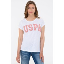 U.S. Polo Assn. Pembe Kadın T-Shirt