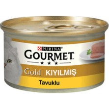 Purina Gourmet Gold Kıyılmış Tavuk Etli Kedi Konservesi 85 gr 12 Adet Yaş Mama