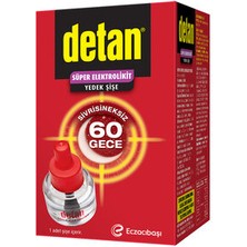 Detan 60 Gece Sivrisineksiz Elektrolikit Yedek Güçlü Formül ile Hızlı Sonuç Veren Ürün