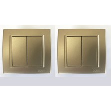 Çağatay Elektrik Ovivo Mina Titanyum Komütatör Çerçeve Dahil (2 Adet)