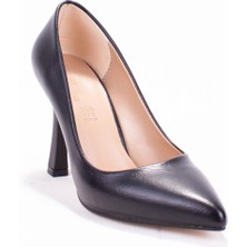 Dagoster DZA07-388451 Siyah Stiletto Topuklu Kadın Ayakkabı