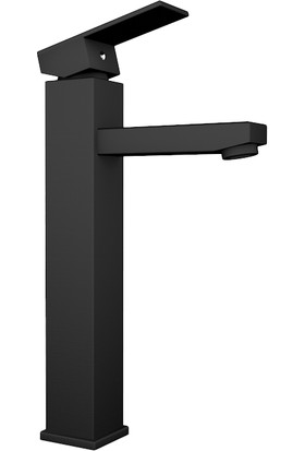 Fawer Siyah Robot Duş Seti & Rudi Siyah Çanak Lavabo Bataryası Ve Banyo Bataryası 3'Lü Set - Fw605B3