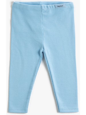 Koton Fitilli Basic Tayt Etiket Detaylı Beli Lastikli
