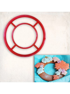 Butedo Çelenk Yapım Kurabiye Kalıbı Şekillendirici Kopat 15 cm