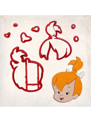 Butedo Çakıl Çakmaktaş Detay Kurabiye Kalıp Seti 8’li