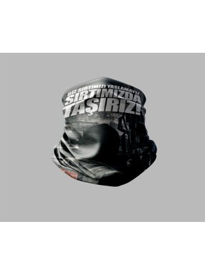 Motorcu Buff Maske Boyunluk Outdoor Boyunluk Unisex Bandana 5'li Paket
