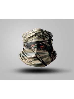 Motorcu Buff Maske Boyunluk Outdoor Boyunluk Unisex Bandana 5'li Paket
