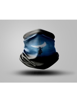 Motorcu Buff Maske Boyunluk Outdoor Boyunluk Unisex Bandana 5'li Paket