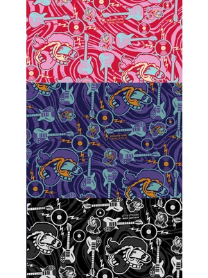 Motorcu Buff Maske Boyunluk Outdoor Boyunluk Unisex Bandana 5'li Paket