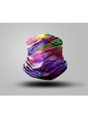 Motorcu Buff Maske Boyunluk Outdoor Boyunluk Unisex Bandana 5'li Paket