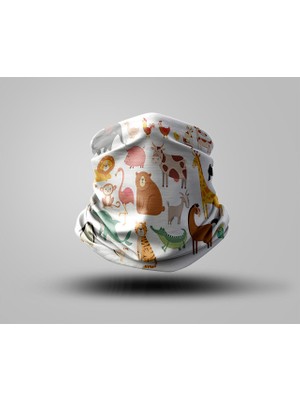 Motorcu Buff Maske Boyunluk Outdoor Boyunluk Unisex Bandana 5'li Paket