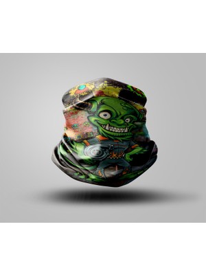 Motorcu Buff Maske Boyunluk Outdoor Boyunluk Unisex Bandana 5'li Paket