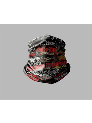 Motorcu Buff Maske Boyunluk Outdoor Boyunluk Unisex Bandana 5'li Paket