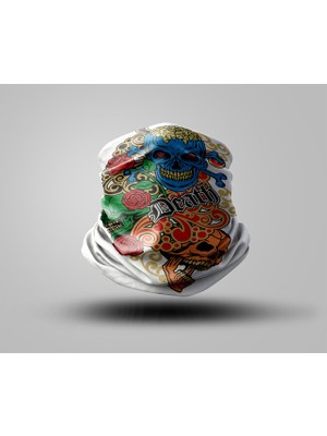 Motorcu Buff Maske Boyunluk Outdoor Boyunluk Unisex Bandana 5'li Paket