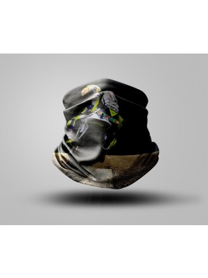 Motorcu Buff Maske Boyunluk Outdoor Boyunluk Unisex Bandana 5'li Paket