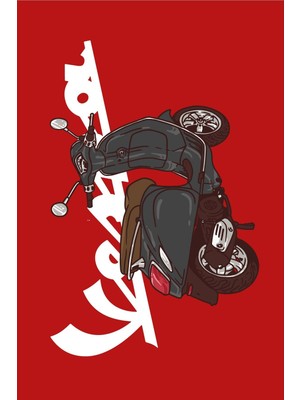 Buffalo Bandana Vespa Flag