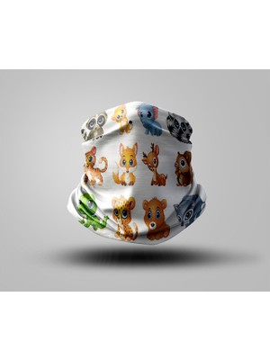 Motorcu Buff Maske Boyunluk Outdoor Boyunluk Unisex Bandana 5'li Paket