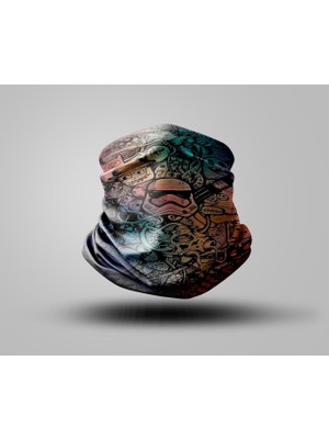 Motorcu Buff Maske Boyunluk Outdoor Boyunluk Unisex Bandana 5'li Paket