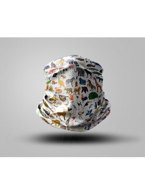 Motorcu Buff Maske Boyunluk Outdoor Boyunluk Unisex Bandana 5'li Paket